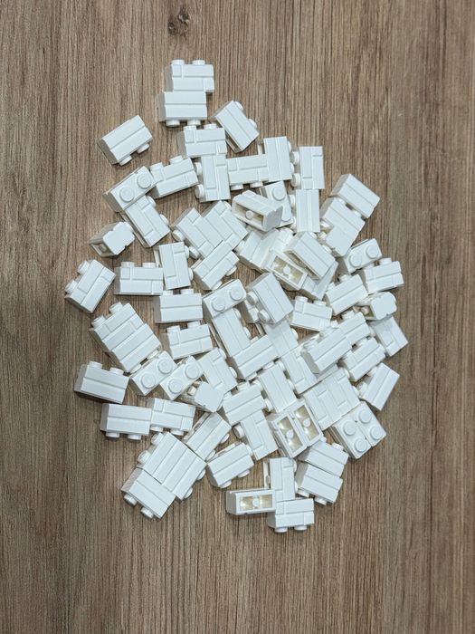 Lego 98283 białe nowe 78 sztuk