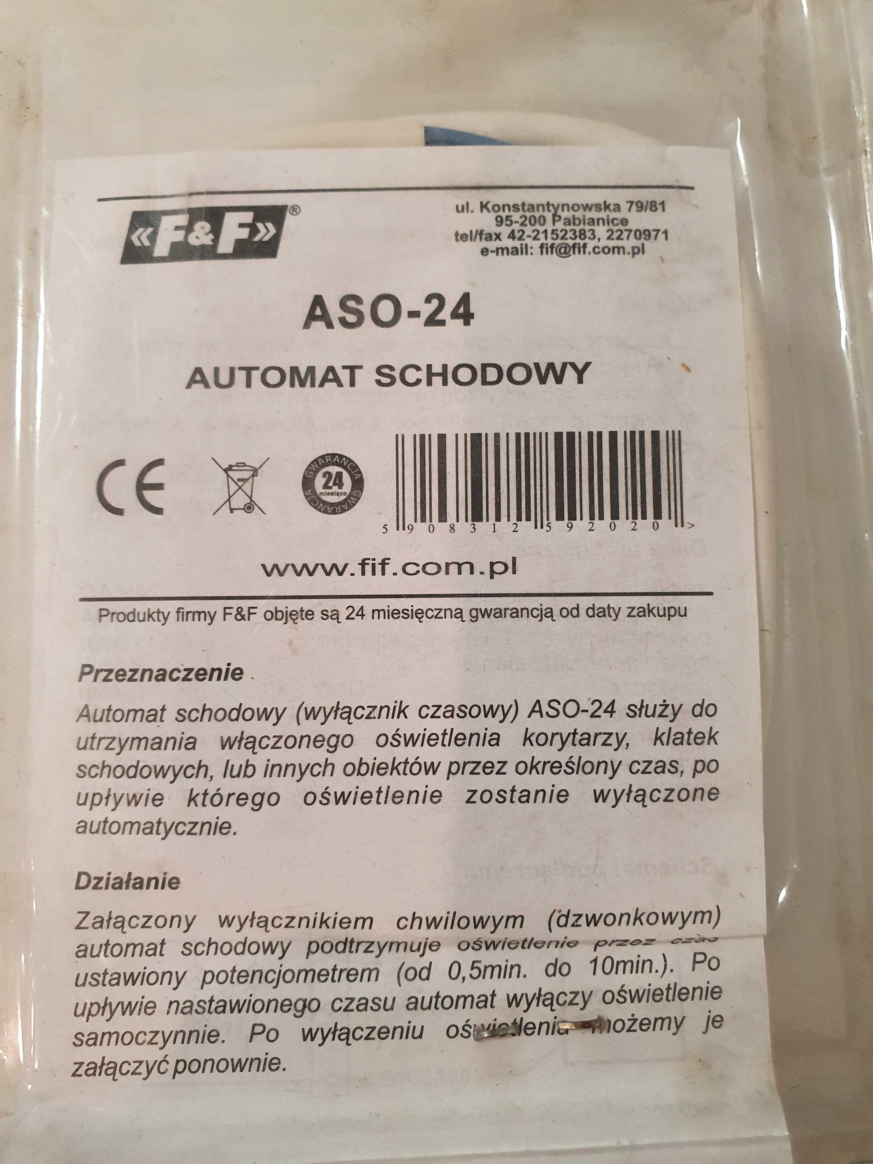 Automat schodowy ASO-24   (2 sztuki)