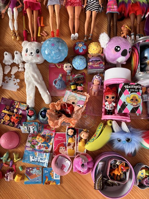 Велика колекція брендових іграшок Barbie, LOL, Ever After High, Disney
