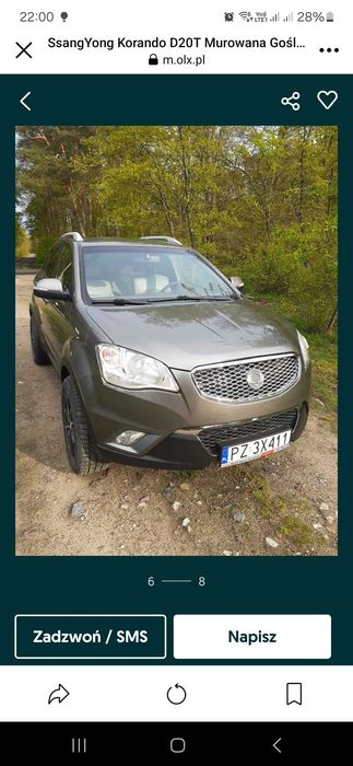 Ssangyong korando 4x4 ; 2012 r