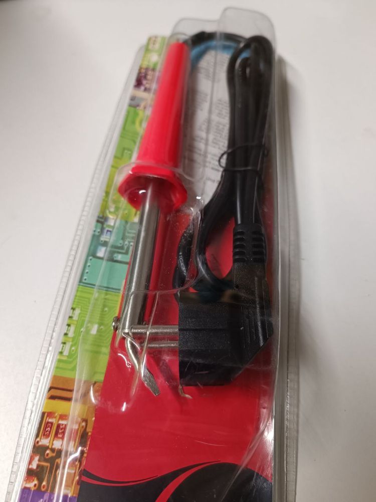 Ferro Soldador Vermelho