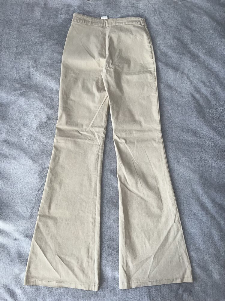 Vintage błyszczące spodnie