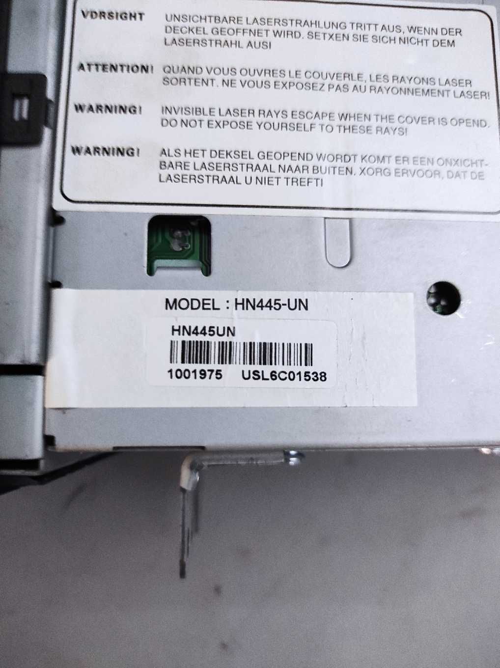 KIA CARENS III, Radio CD HN445-UN, Rok 2006-13