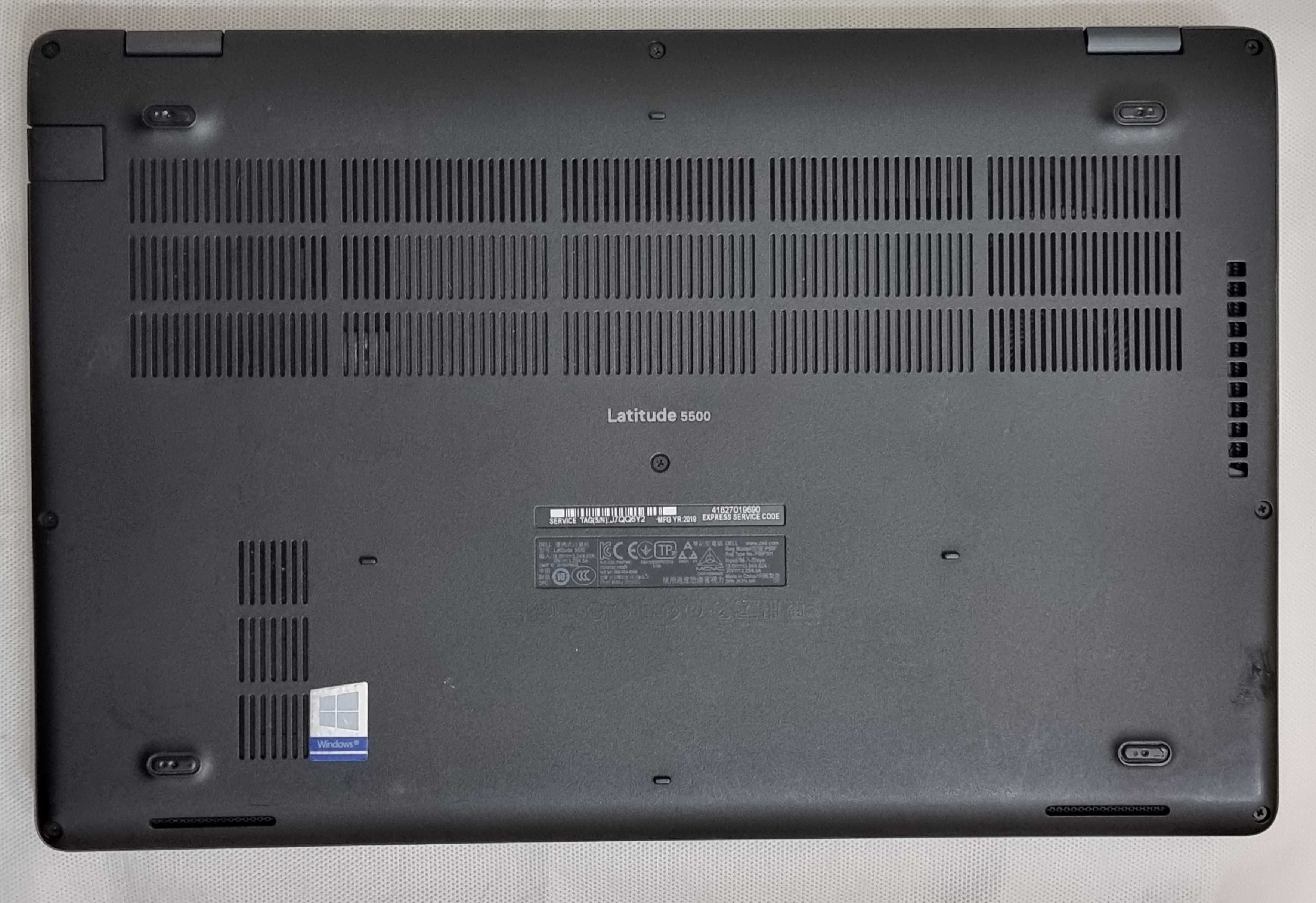 Ноутбук Dell Latitude 5500 I5-8365U 8Гб DDR4 250Гб SSD