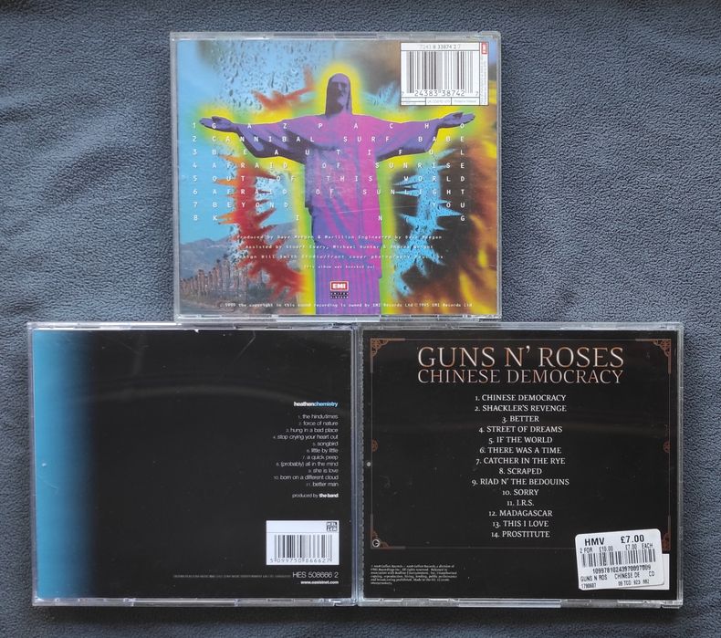 Фирменные CD Guns N'Roses, Marillion, Stereo MC's, Senseless Things