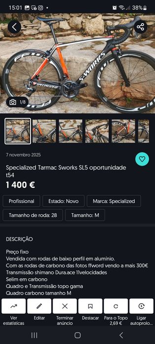 Specialized Tarmac Sworks SL5