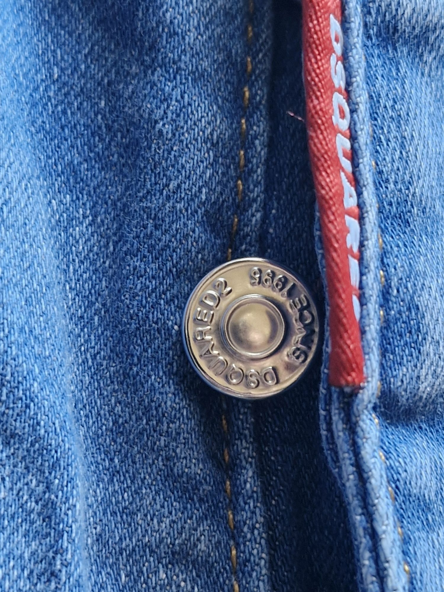 Nowe Spodnie meskie jeansy krotkie dsq2  32 33 jasne logo metki