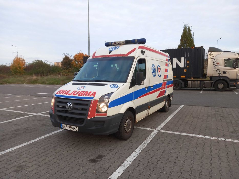 Vw Crafter Karetka Ambulans Sprawna zabudowa Wietmarscher Homologacja