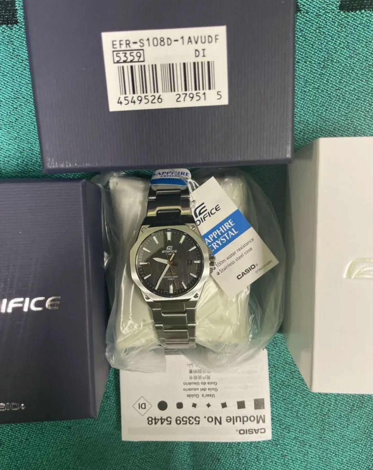 Мужские наручные часы Casio Edifice EFR-S108D-1A
