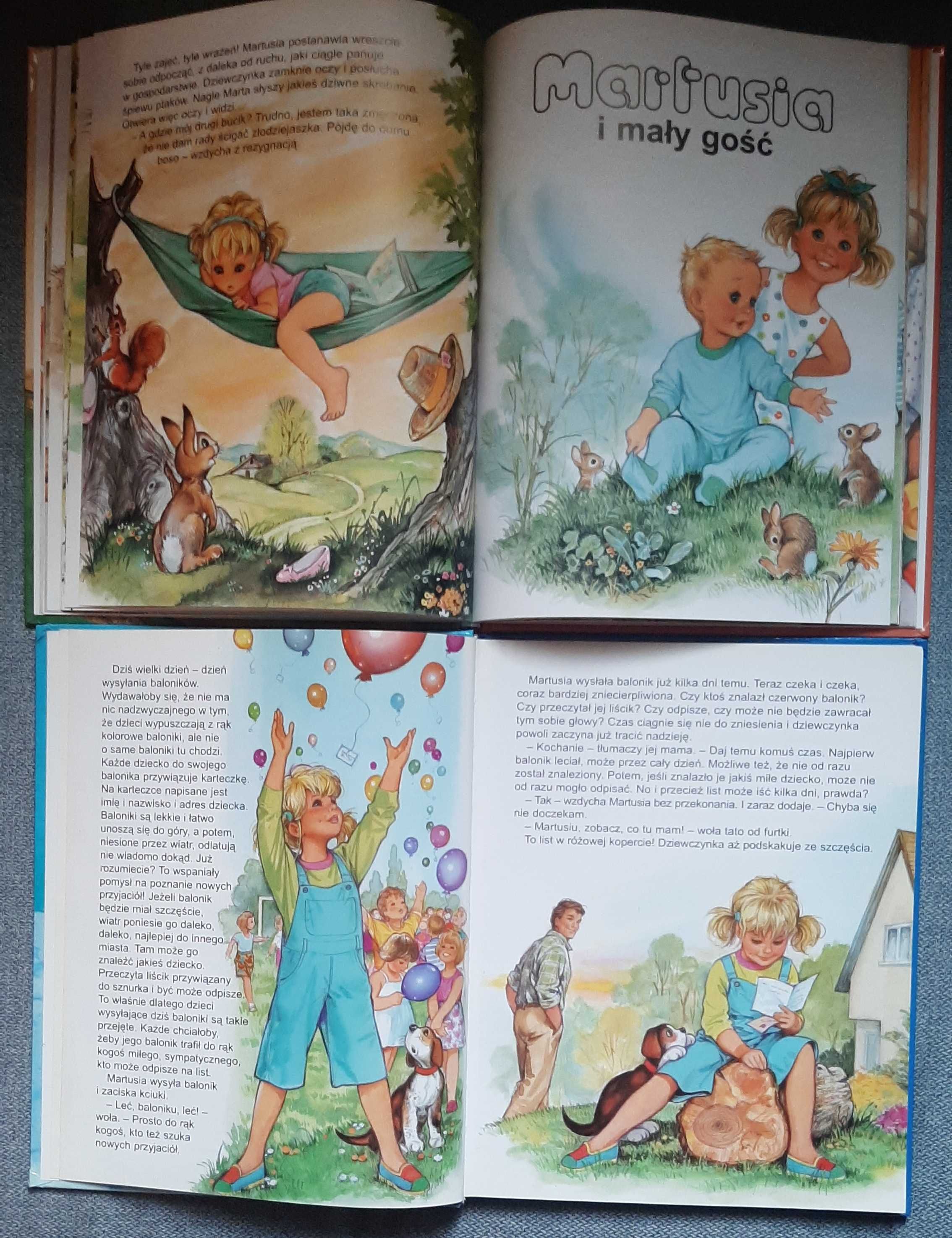 Martusia i Gufi 4 części piękne ilustracje Pierre Couronne