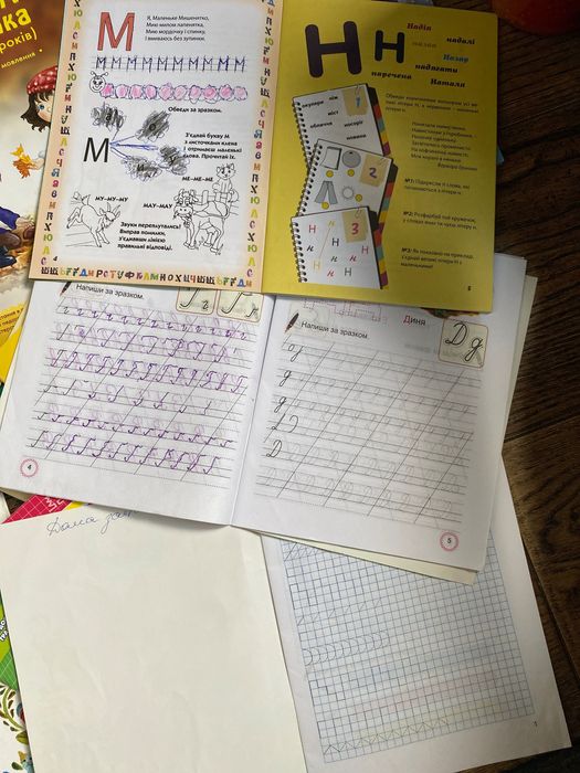 Посібники робочі зошити прописи каліграфія рідна мова математика 17 шт