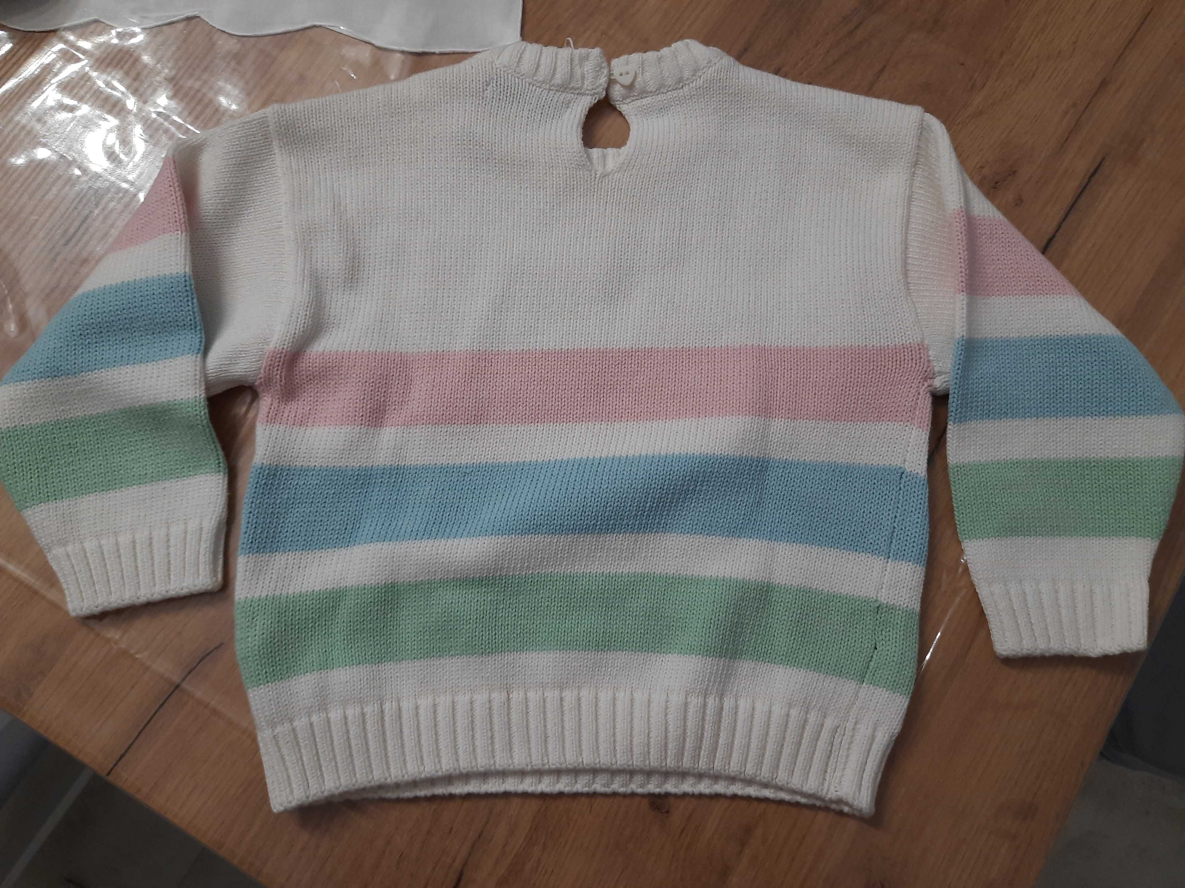 Sweterek dla dziewczynki 98