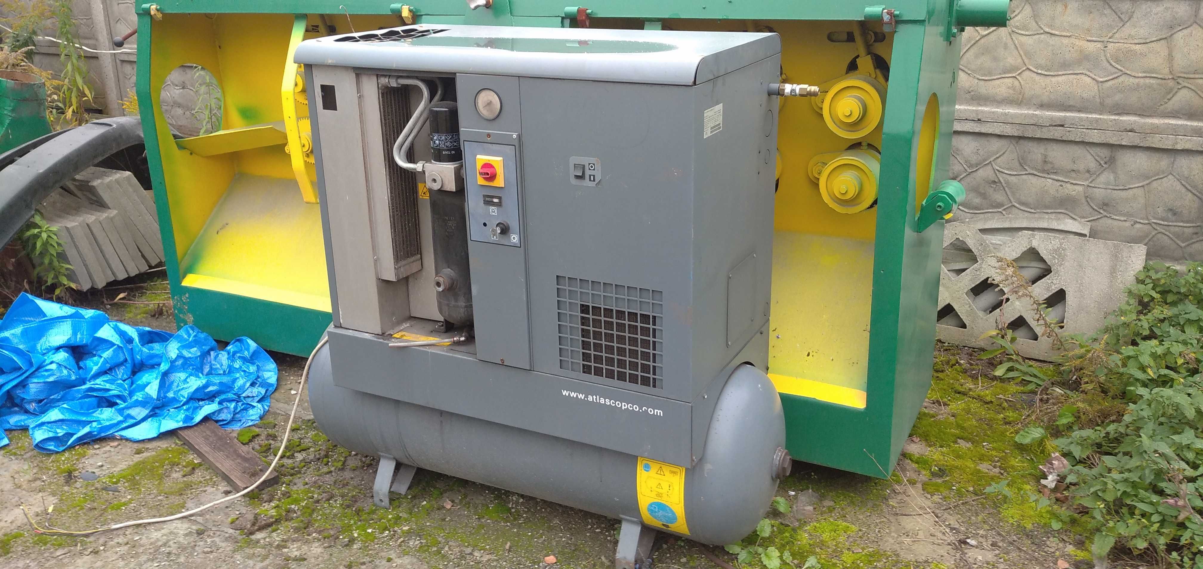 Kompresor Śrubowy, Sprężarka Atlas Copco GX 5FF z osuszaczem