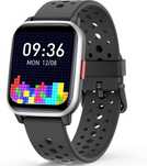Smartwatch dla dzieci 4-16lat, czarny