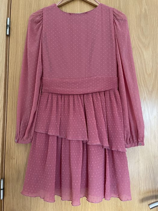 Vestido rosa Zara
