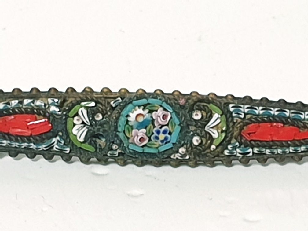 Antiga pregadeira italiana Millefiori - Micromosaíco