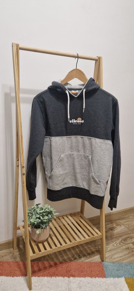 Bluza ellesse bawełniana szara kangurka sportowa M / L