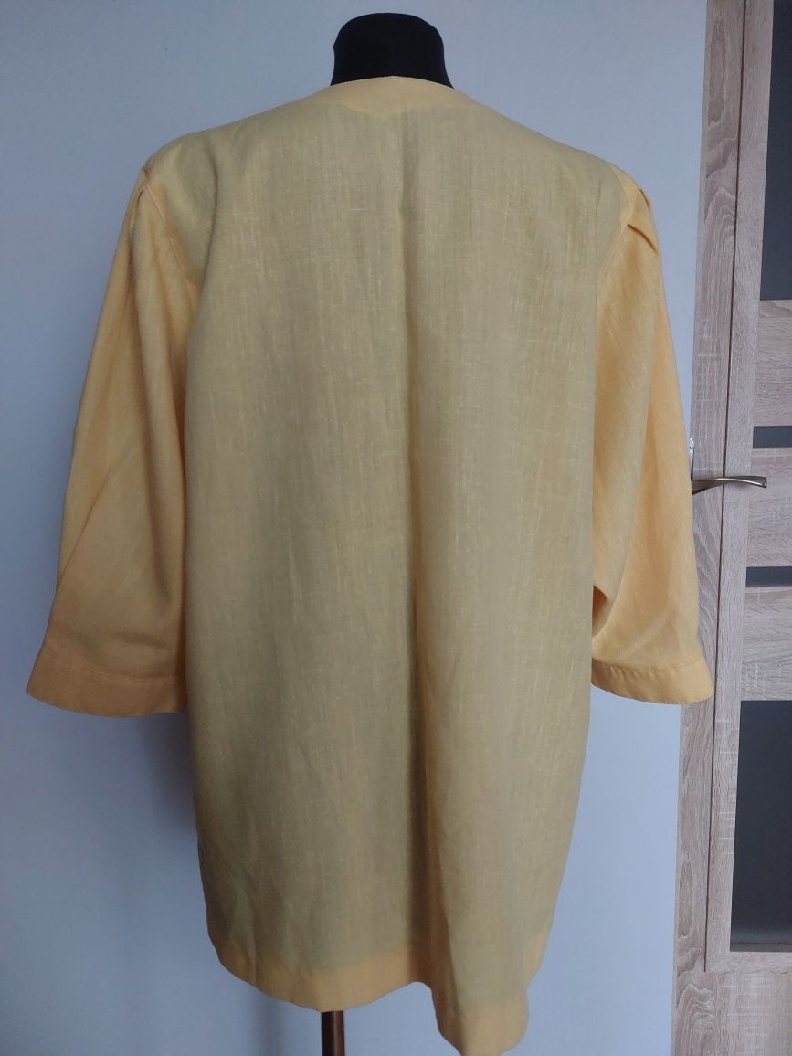 Marynarka koszula roz. 44 lub typu oversize masełkowy