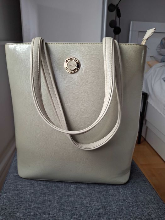 Torebka  Monnari beżowa  błyszczącą