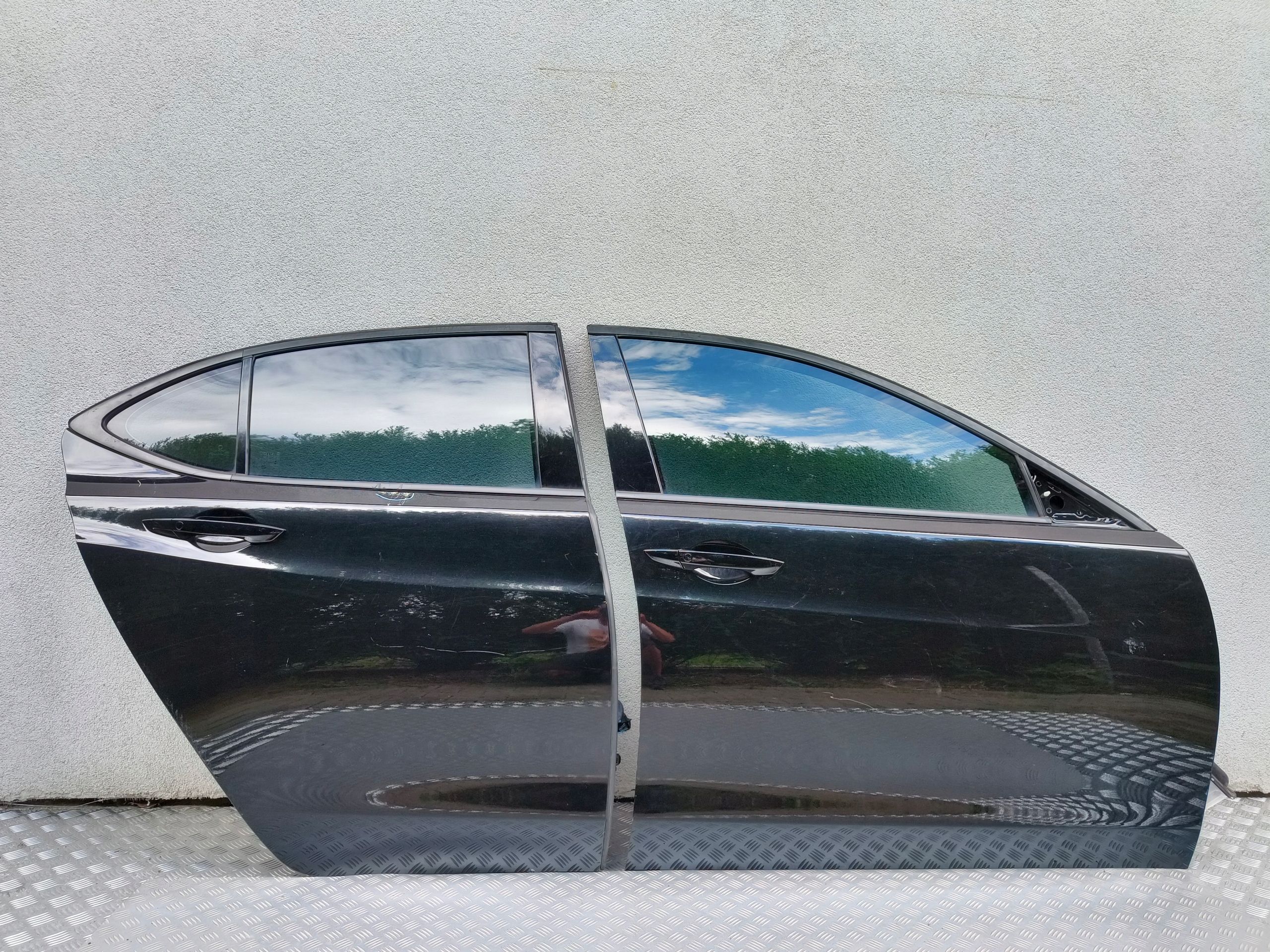 Acura Tlx Drzwi przód Prawe Przednie Kompletne Zawiasy Szyba Usa
