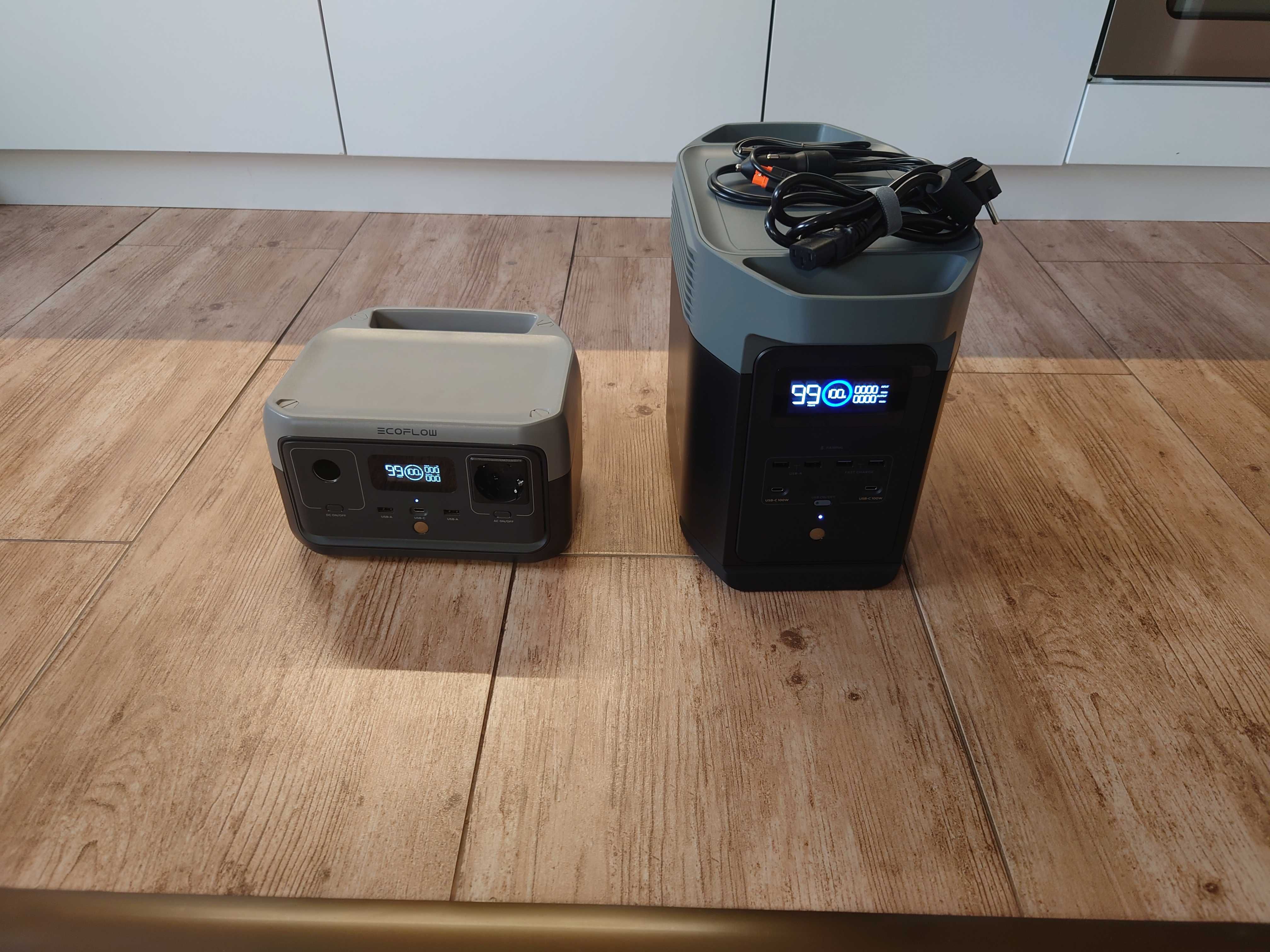 Wynajem stacja zasilania ecoflow + panele fotowoltaiczne
