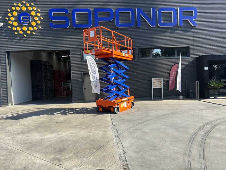 Plataforma elétrica Tesoura Nova 10 mts Tuhe THJZ-8