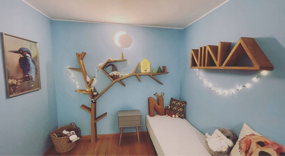 Polka na ksiazki regal pokoj dzieciecy salon w ksztalcie drzewa