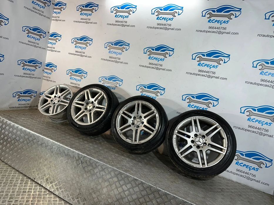 .Conjunto Jantes 17 AMG Originais Mercedes Benz 5x112 7.5J 8.5J ET47 ET58