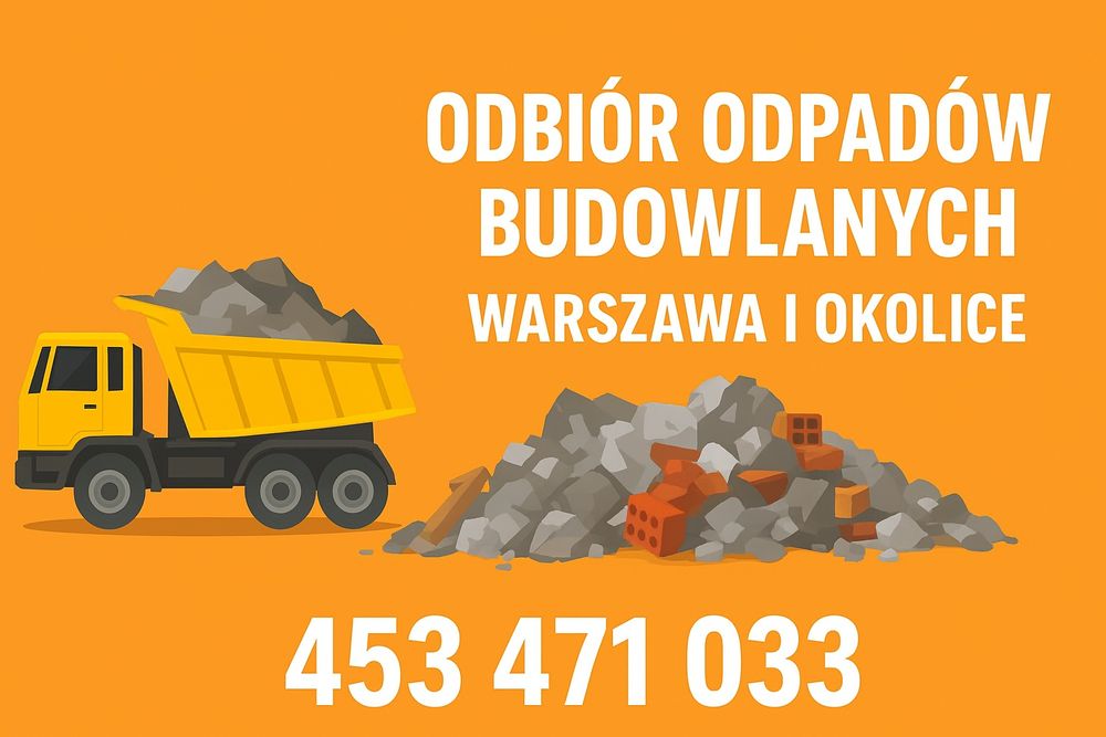 Wywóz odpadów śmieci gruzu gałęzi sprzątanie utylizacja tanio