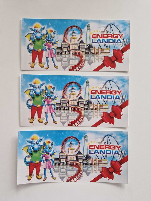 Bilety Energylandia 2 osoby dorosłe + 1 dziecko