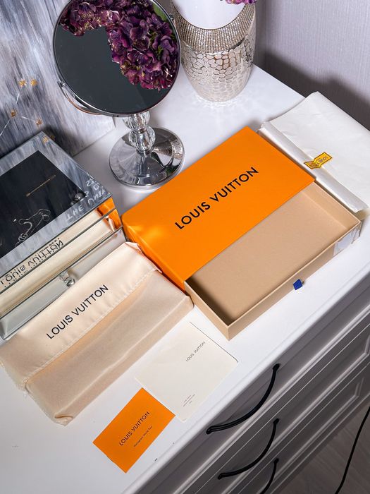 Opakowanie pudełko LV Louis Vuitton nowe pomaranczowe torebka