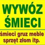 WYWÓZ MEBLI- gabarytów czyszczenie mieszkań, garaży, piwnic, utylizacj
