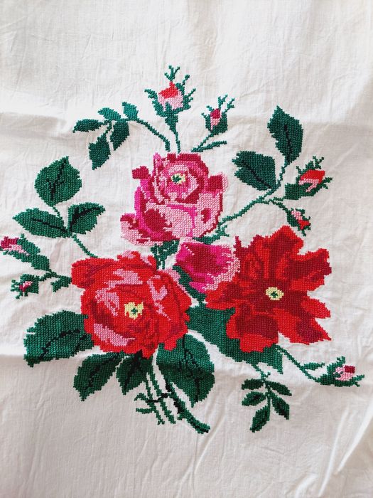 Рушник український з дуже гарною ручною вишивкою