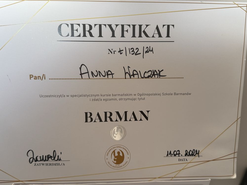 Barmanka na 18-stki, urodziny, domówki – Łódź