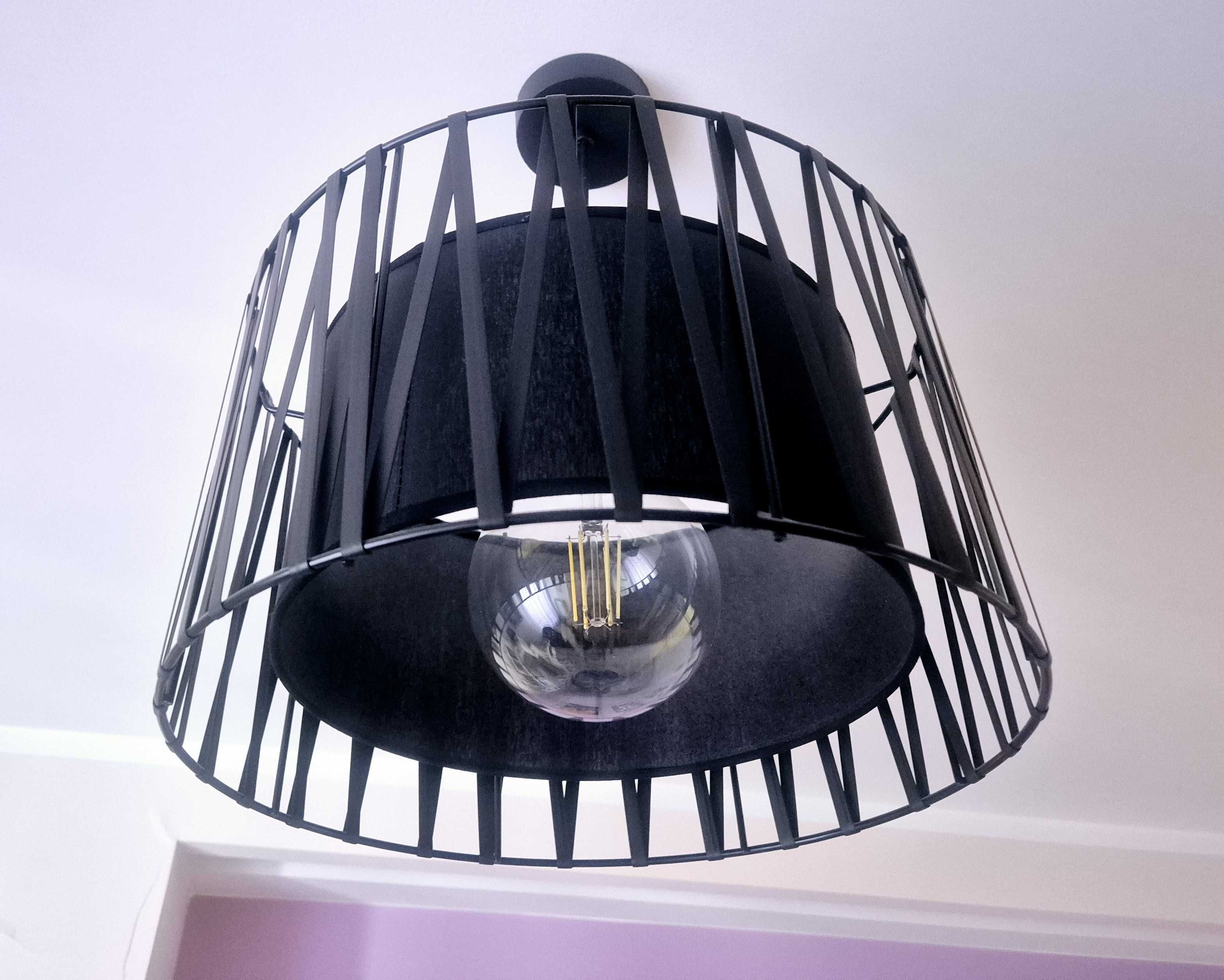 Czarny żyrandol. lampa wisząca Harmony Black