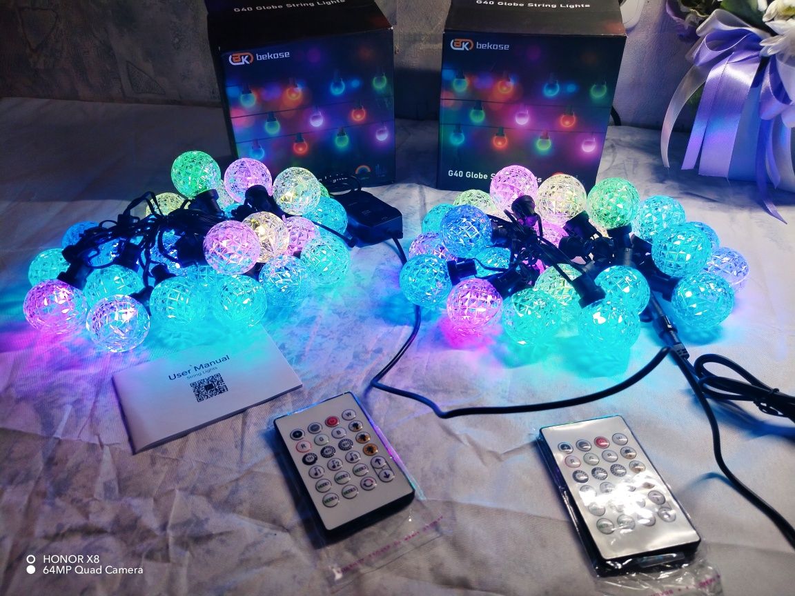 Led гирлянда / G40 Globe String Lights