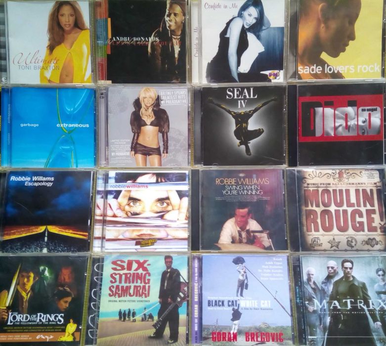 CD 80е-90е разных стилей направлений редкие музыкальные компакт диски