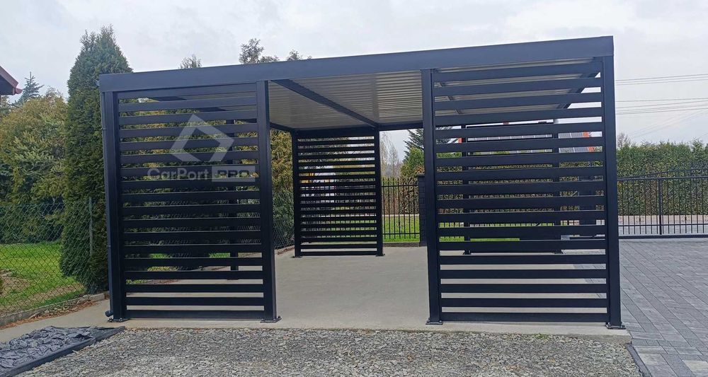 CarPort PREMIUM wiata samochodowa 5x5 dodatkowa zabudowa CP112