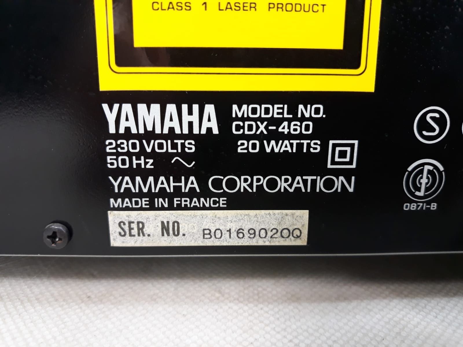 YAMAHA CDX 460 rs France odtwarzacz płyt CD Phone Dobór Audio