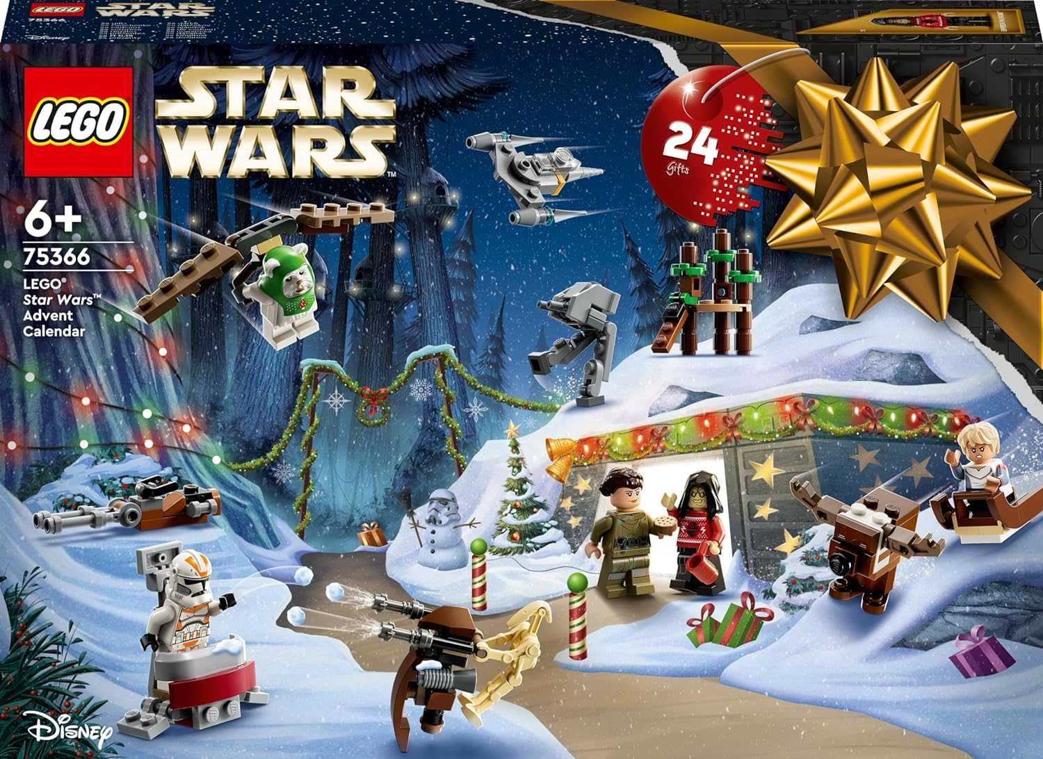 Lego Star Wars 2023 Kalendarz Adwentowy 75366 Zestaw prezent