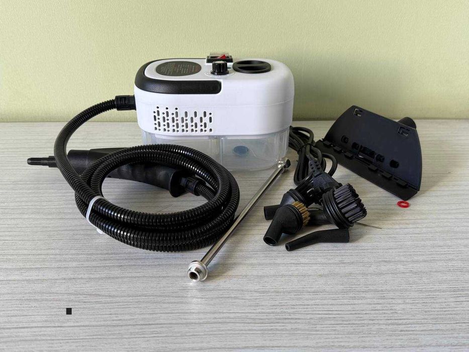 Потужний пароочисник відпарювач дезінфектор 2500 W / Пароочиститель