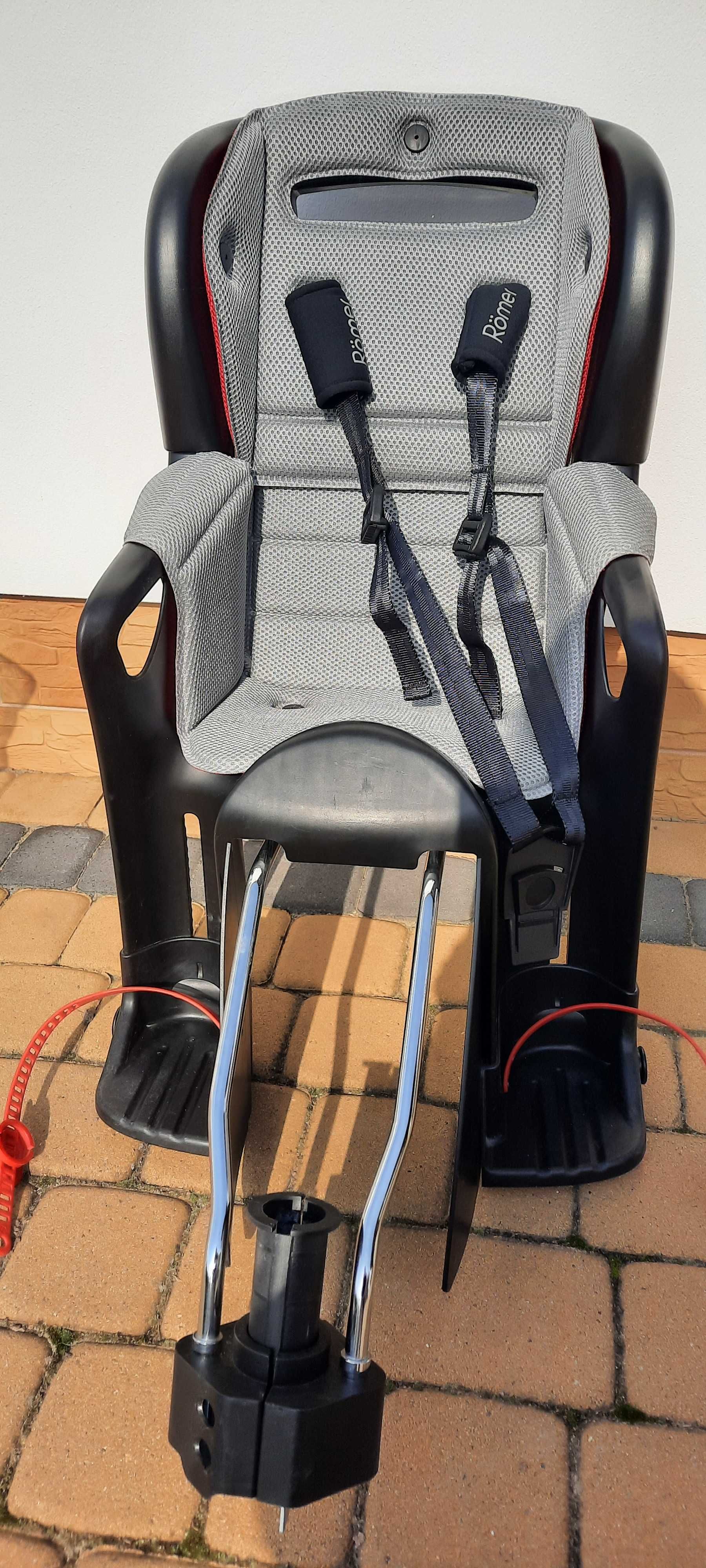 Fotelik rowerowy romer jockey comfort z uchwytem