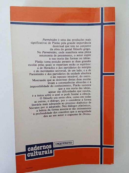 Platão - Parménides ou Das Ideias