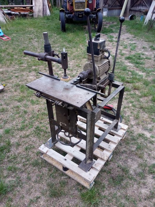 Wiertarka pozioma do drewna stolarska