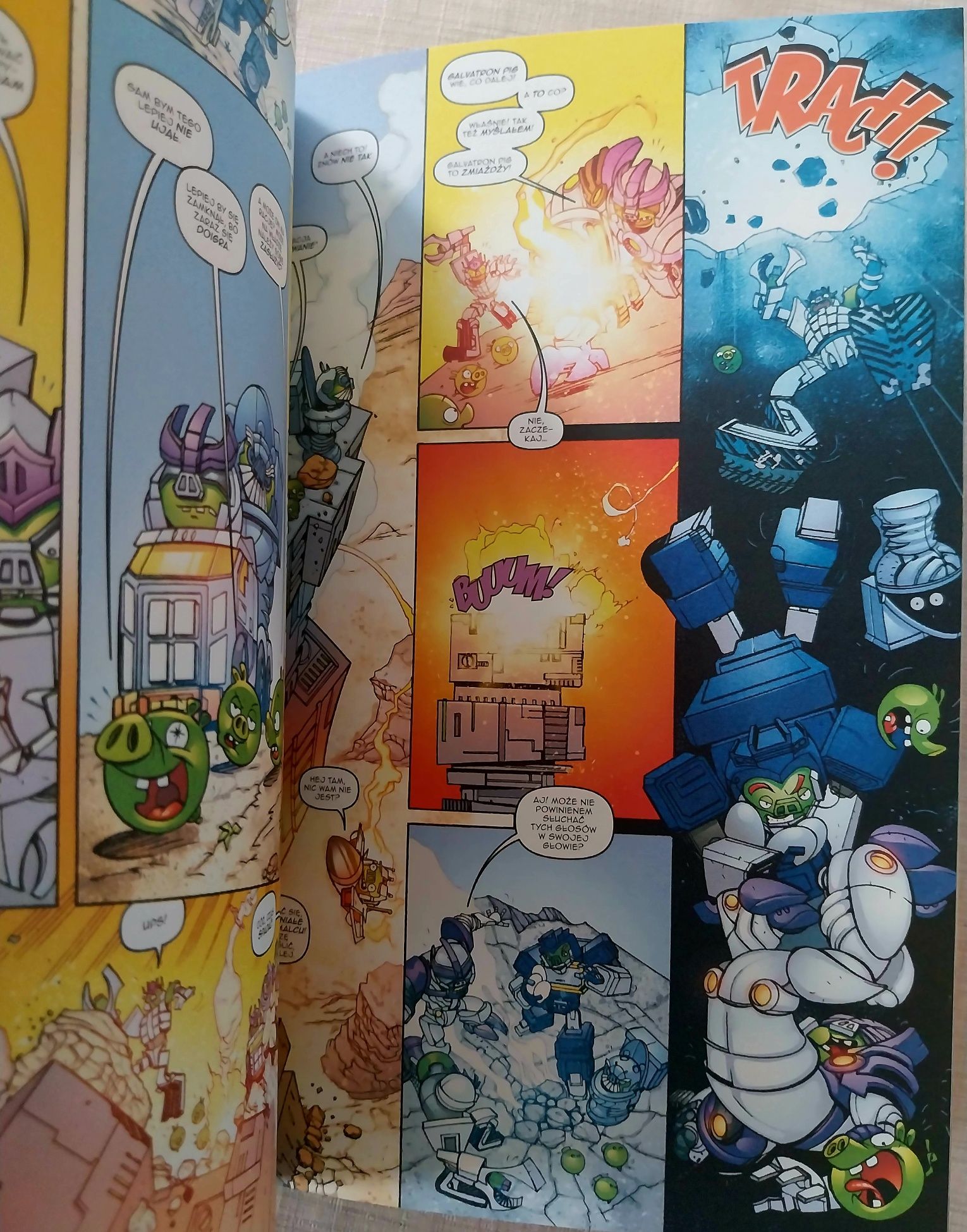 Komiks Angry Birds Transformers Papilon
