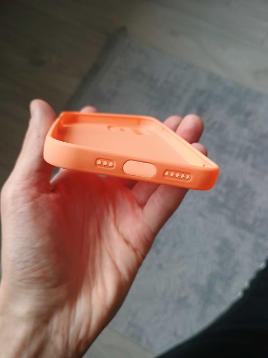 NOWE silikonowe, pomarańczowe etui/case/obudowa do iPhone 12