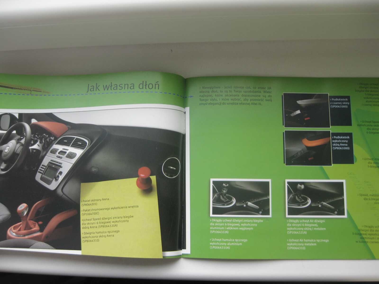 SEAT ALTEA XL Akcesoria Prospekt Katalog Seat Altea XL Akcesoria PL