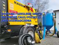 Piaskarka kompresor Kaeser M 57 komplet dostawa szkolenie Gratis