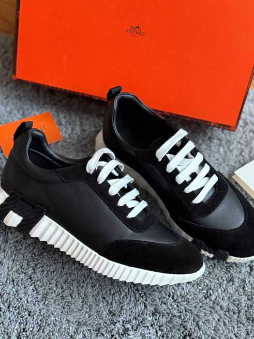 Трендові кросівки Hermes із натуральноі шкіри