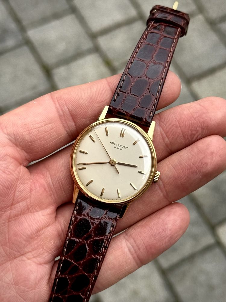 FVAT z dokumentami ZŁOTY 18K 750 Patek Philippe Calatrava ref.3411